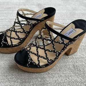 JIMMY CHOO WEDGE SANDALS